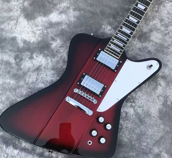 

thunderbird electric guitar neck through fingerboard rosewood wine red