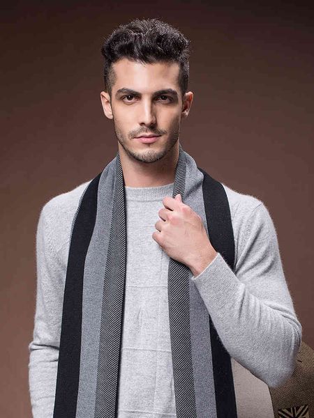 

birthday gift students joker simple wool scarf warm skin comfortable winter necessary, Blue;gray