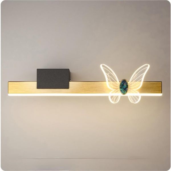 

wall lamp modern led lamps lighting home art decor butterfly lights bedroom sconce living room light fixtures bedside