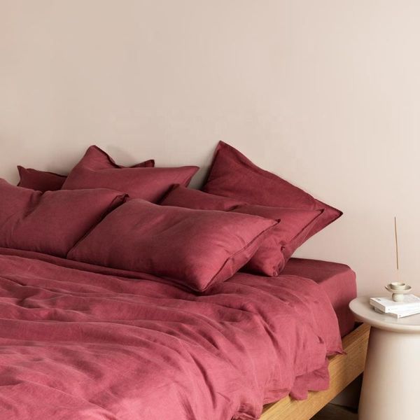 

bedding sets soft and silky anti bacterial set 100 organic flax linen duvet cover with envelope pillowcase quilt 3pcs