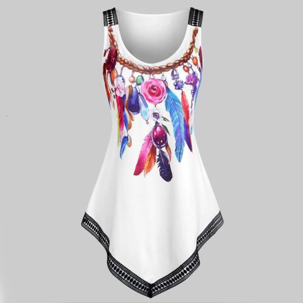 

women's shirt 2021 europe printing lace feathers quality point of vintage t-shirt 92x4, White