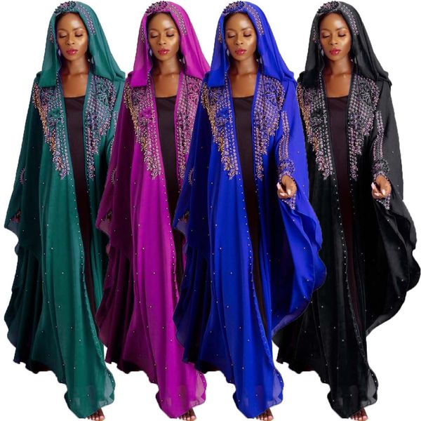 

african dresses for purple women dashiki diamond accounts africa clothes abaya dubai long muslim robe maxi dressed in hood bgtb, Red