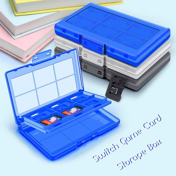 

game controllers & joysticks for switch cassette case ns nx storage box 12 in 1