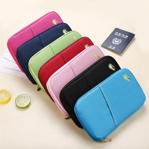 

card holders men travel passport holder women protect cover case organizer for wallet, Brown;gray