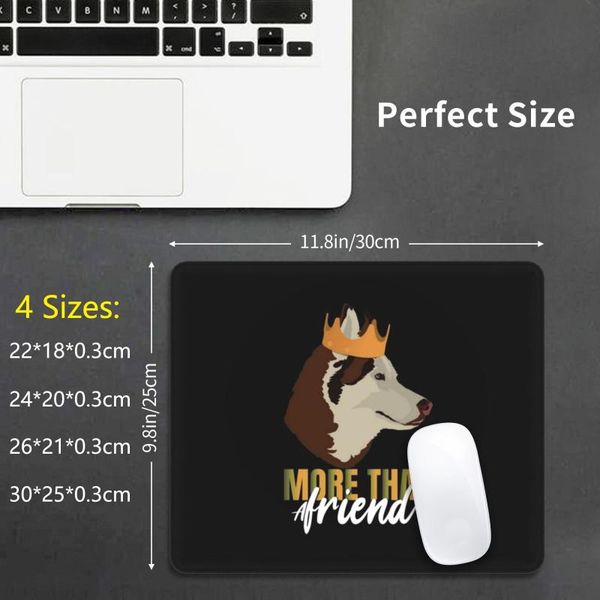 

mouse pads & wrist rests pad husky shirt , owner lover heartbeat siberian gift