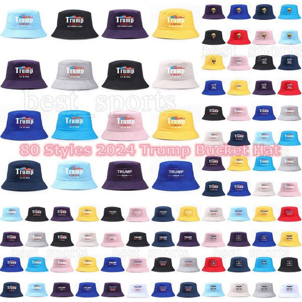 

trump bucket sun cap 80 styles usa election trump 2024 fisherman hat keep america great party hats zza3404