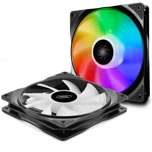 

fans & coolings deepcool 2 in 1 cf140 140mm 5v/3pin rgb fan computer case cooling cpu liquid cooler replace with controller