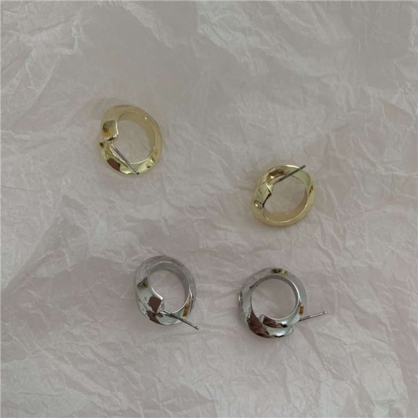 

hbp fashion south korea dongdamen new cool wind metal simple personality earrings, Silver