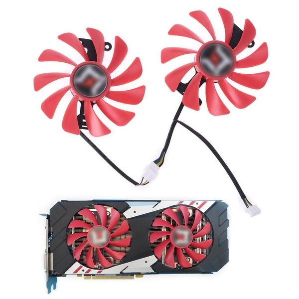 

1 pair 95mm fdc10h12s9-c gpu cooler cooling fan for gtx 1080 gtx1070 graphics