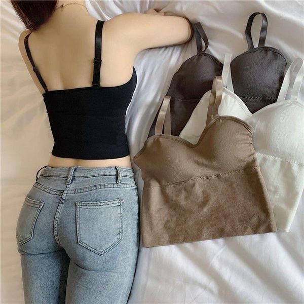 

sports bras for women solid color breathable crop spring and summer stretchy yoga bralette high elastic padded workout outfit