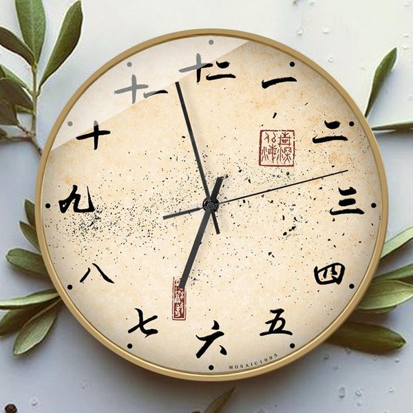 

chinese luxury wall clock personality novelty wall clock minimalist creative orologio da parete clocks home decor bl50wc