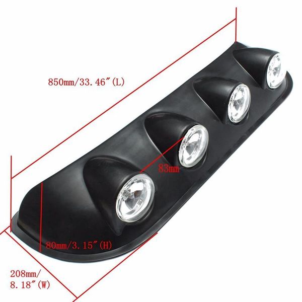 Hot 12V 55W Ambra Car Roof Marker Top Light Bar Fendinebbia per pick-up 4X4 Off Road SUV Truck VAN Car luci esterne