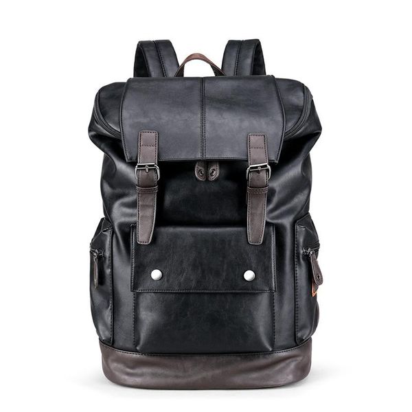 

backpack weysfor vogue leather men's male shoulder book bag mens backpacks mochila waterproof travel casual school