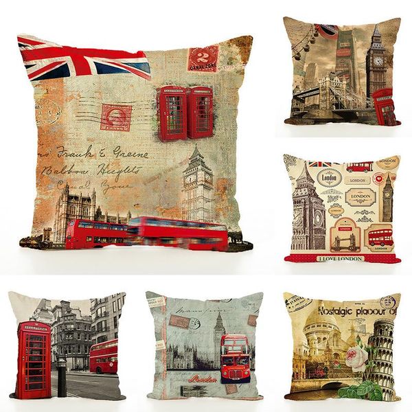 

flax pillow european cushion embrace pillow case sofa cushion decorative pillows