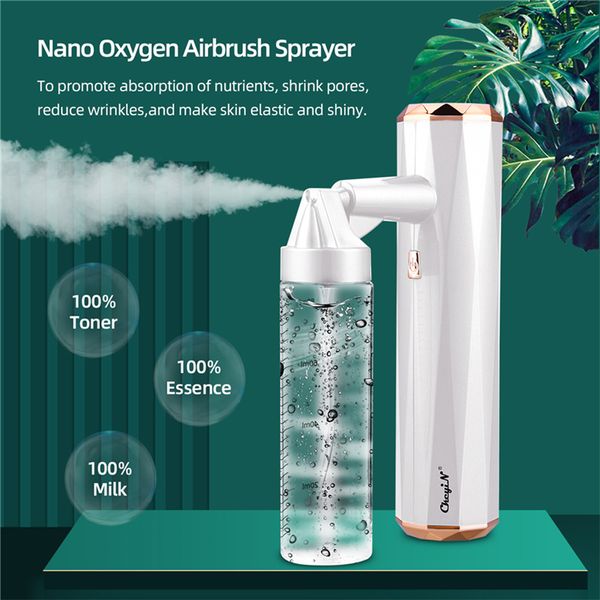 Nano Spray ad alta pressione Face Sreamer Detergente idratante per la pelle Nano Facial Water Oxygen Injection Spruzzatore per spa di bellezza