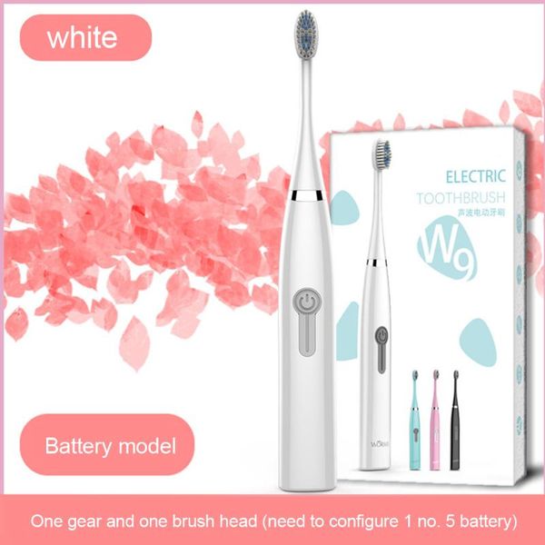 

smart electric toothbrush sonic tooth cleaner usb charger brush rechargeable brushes with replacement heads set