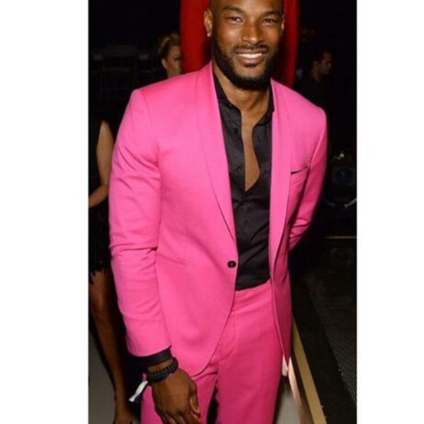 

men's suits & blazers custom-made male casual lapel shawl suit 2-pieces (jacket + pants tie) attire homme of man-made jacket blazer yo0, White;black