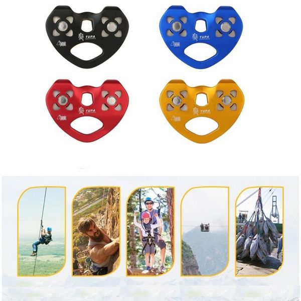 

cords, slings and webbing ropeway double slide zipline high-altitude outdoor transportation pulley climbing carabiner ball bearing towing