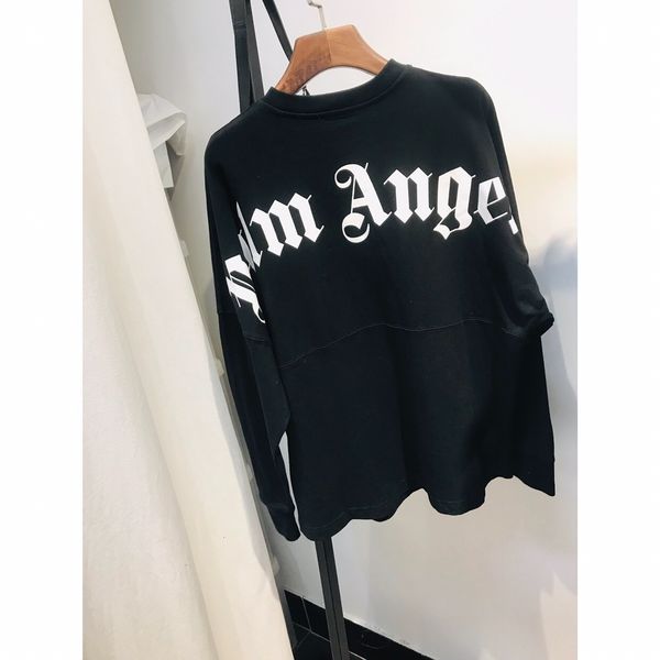 

brand chao bat long sleeve t-shirt gaojie palm, Black