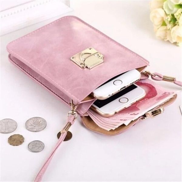 

pillow women leather messenger bag mini cell cellphone pouch student crossbody case clutch purse wallet girl small shoulder handbag