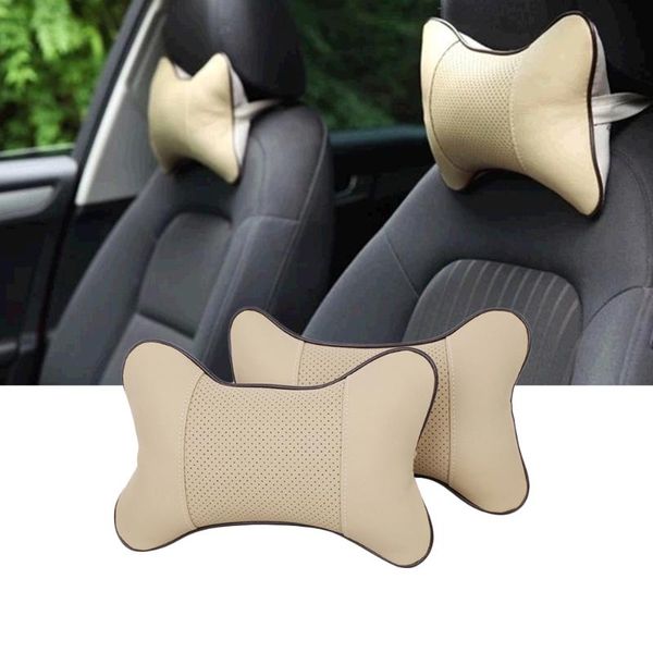 

seat cushions 2 pcs car neck pillow auto head rest cushion headrest pad cover