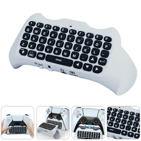 

keyboard mouse combos chatpad compatible for ps5 wireless digital gaming accessory