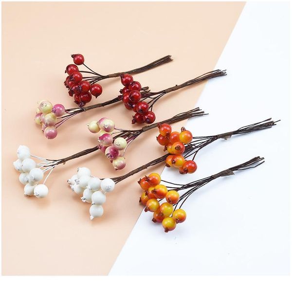 

10pcs artificial plants decorative flowers wreaths christmas decorations for home wedding bridal accessories clearance p jlleva