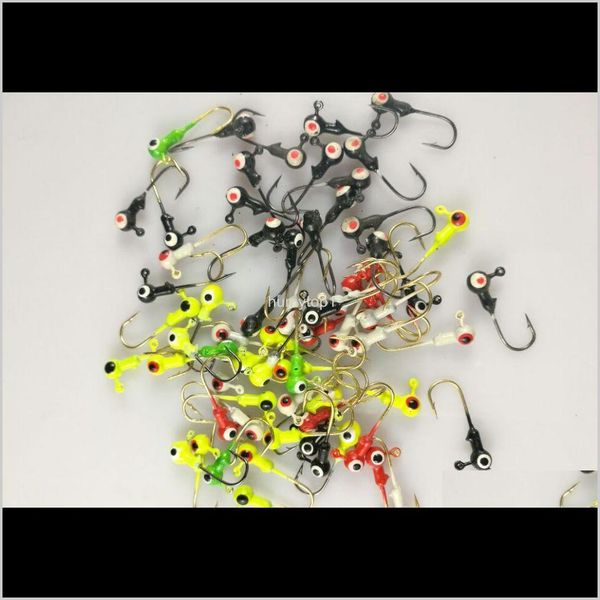 

lot100 fishing lures lead head jigs hooks 1g 6s2ol yrpoi