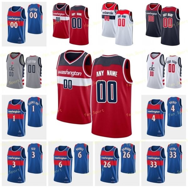 

75th 2022 city earned edition custom daniel 21 gafford raul 19 neto deni 9 avdija davis 42 bertans aaron 4 holiday corey 24 kispert basketba, Black