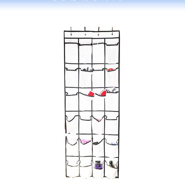 

storage boxes & bins 24 grids wall hanging mesh pockets socks organiser rack behind doors shoes household bag room