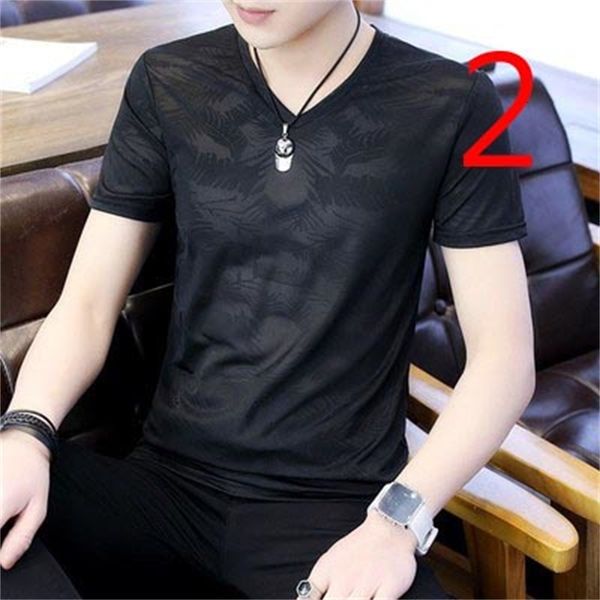 

2021 spring summer thin striped cotton and linen seven-point sleeve men's shirt new loose stand collar rtee, White;black