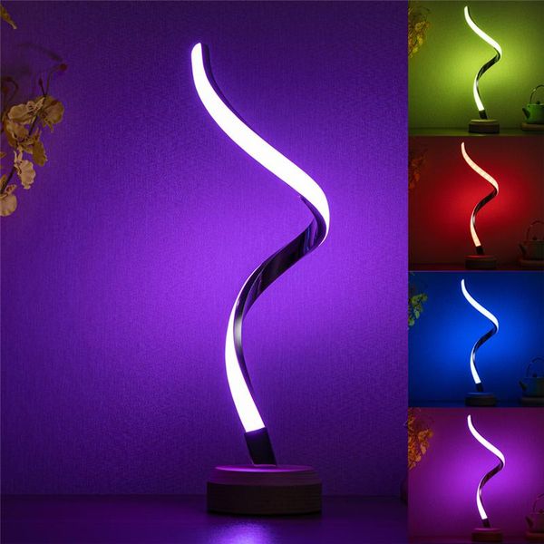 

table lamps smart solid wood led lamp usb rgb colorful bedside night light wedding room decorative ligthing fixture