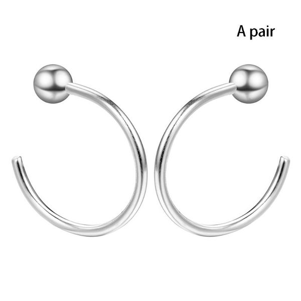 

hoop & huggie round dating christmas daily wedding tiny ball gift casual anniversary accessories small party women earrings, Golden;silver