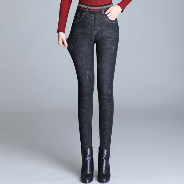 

2021 autumn winter woman stylish new solid black color long loose high waist straight pockets harem pants ra0i, Black;white