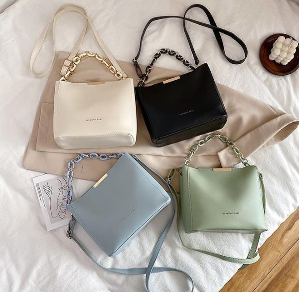 

shoulder bags women's messenger small chain fashion bucket bag handbag