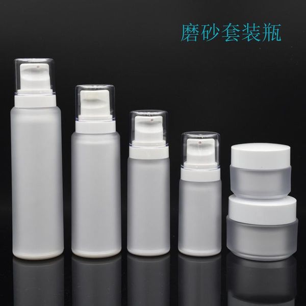 

storage bottles & jars lotion shampoo bottle perfume sprayer frosted acrylic pump empty cosmetic container packaging face cream