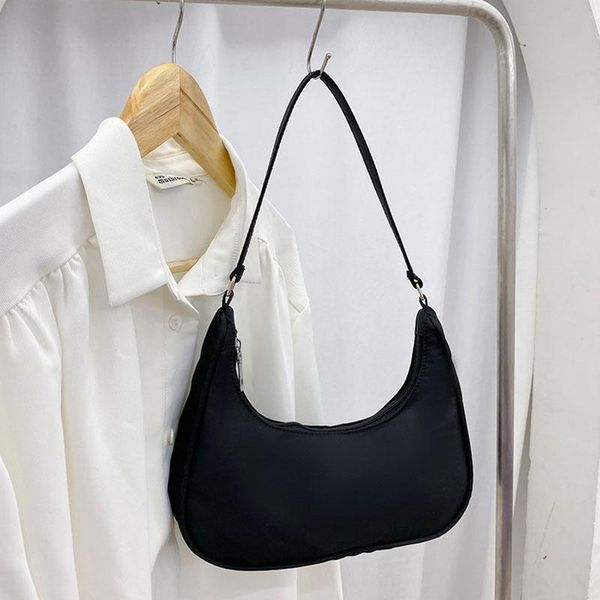 

evening bags women bag nylon armpit shoulder purse canvas small brand clutch hobos summer simple handbags bolso feminina