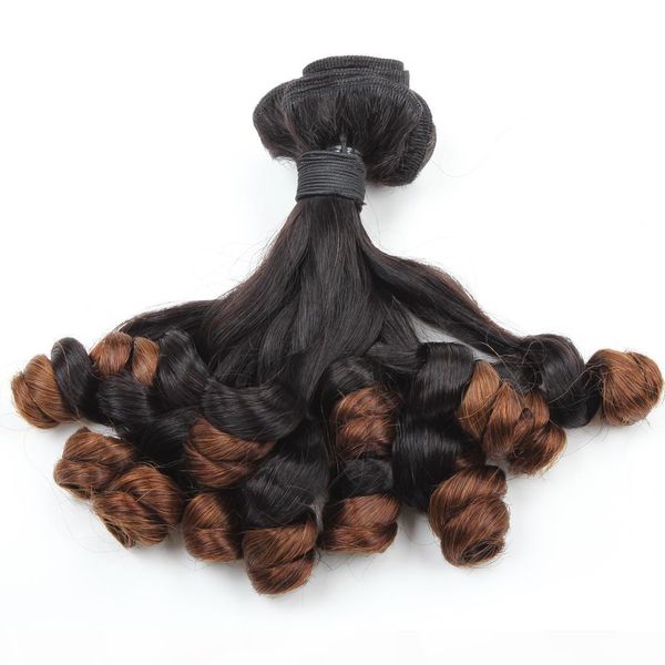 

funmi hair 100a ombre t1b 4 bunchy rose curl 4bundles 8-18inch brazilian peruvian malaysian indian hair grade quality, Black