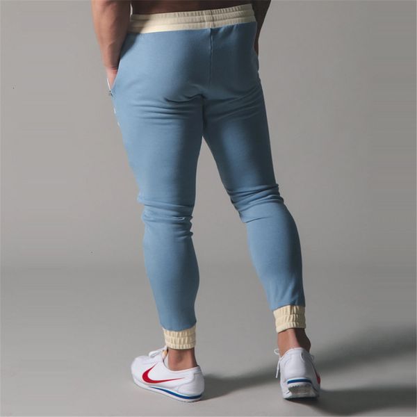 

new autumn joggers sweatpants men casual pants training trousers male gym fitness workout cotton trackpants running sport clothing v2wu, Black