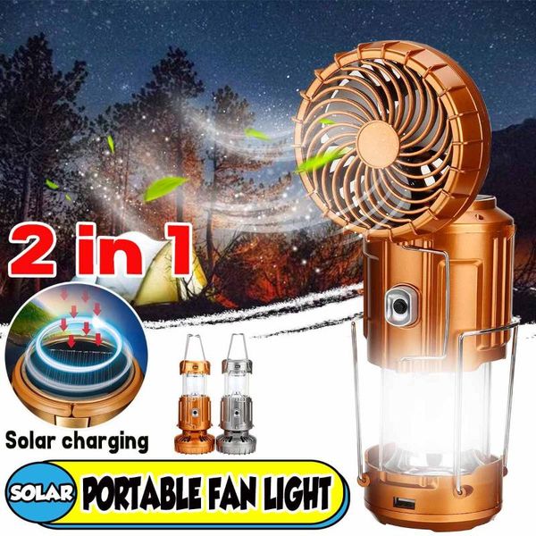 

portable lanterns 2 in 1 led camping lantern with ceiling fan for outdoor hiking fishing outages and emergencies tent