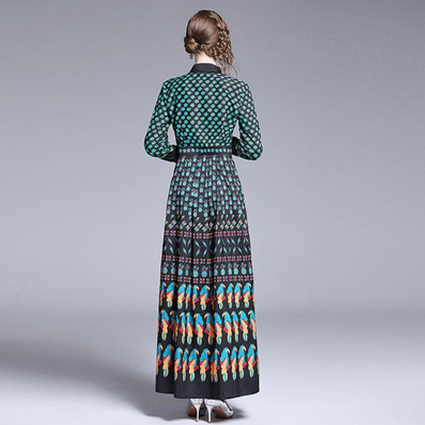 

female autumn full shirt size maxi dressed up elegant track pbue, Black;gray