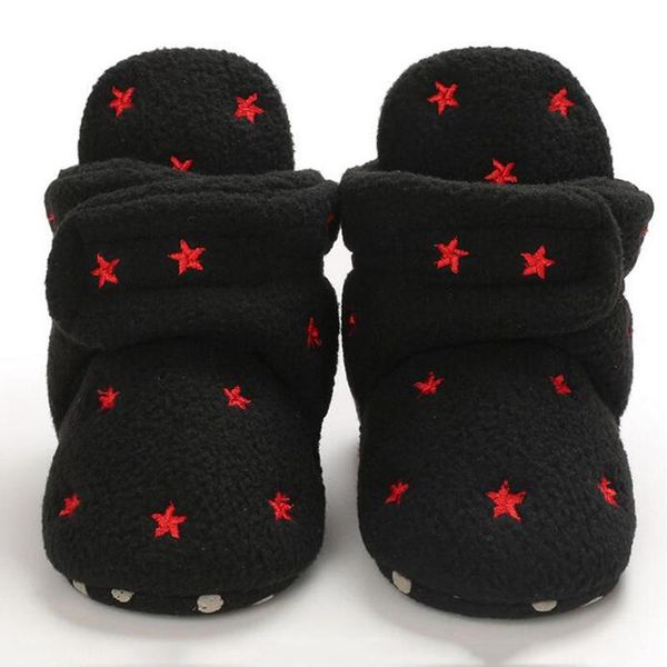

first walkers born infant baby star print sneaker anti-slip soft sole toddler shoes