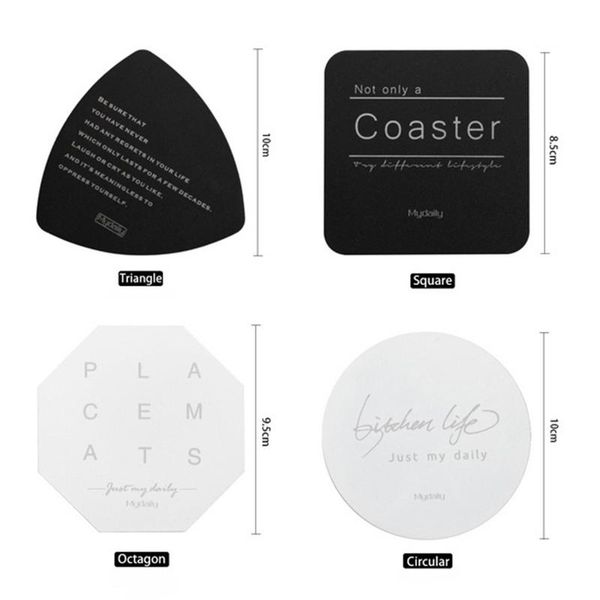 

mats & pads table mat coffee cup plating gold insulation placemat