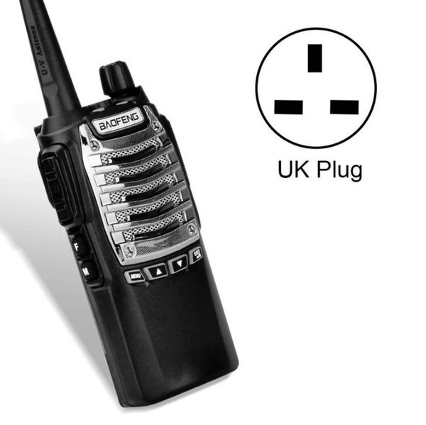 

baofeng uv-8d 8w high-power dual-transmit button multifunctional walkie-talkie plug specificationsuk plug