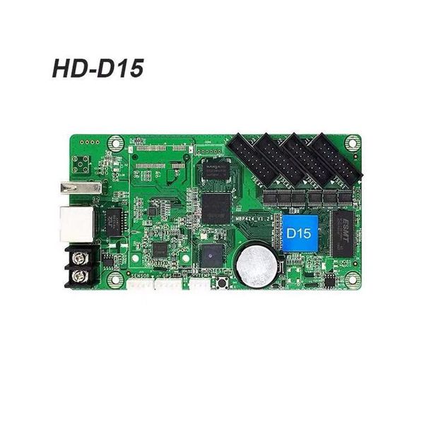 

display huidu led control card hd-d15 asynchronous full color 4-hub75b range 640*64 pixels