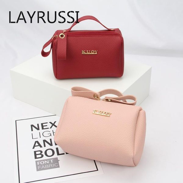 

cosmetic bags & cases layrussi women solid color bag large makeup female travel beauty case storage organizer clutch toiletry kit