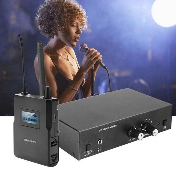 

microphones original for anleon s2 uhf stereo wireless in-ear monitor system 863-865mhz ear monitoring professional digital sound stage