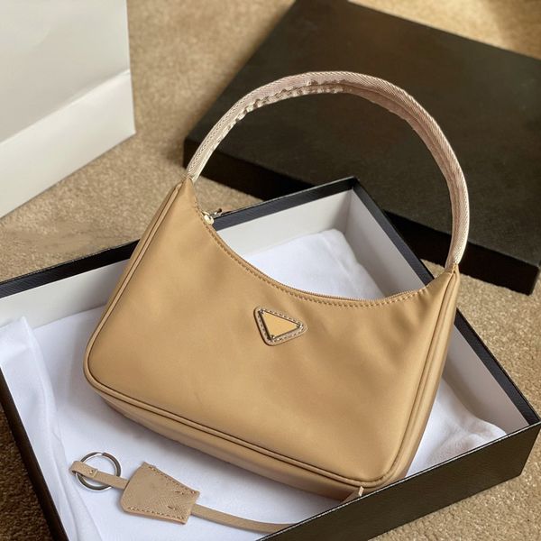 

rainbow colors shoulder bags luxury designer handbags small nylon hobo bag size 22*13cm with box 30