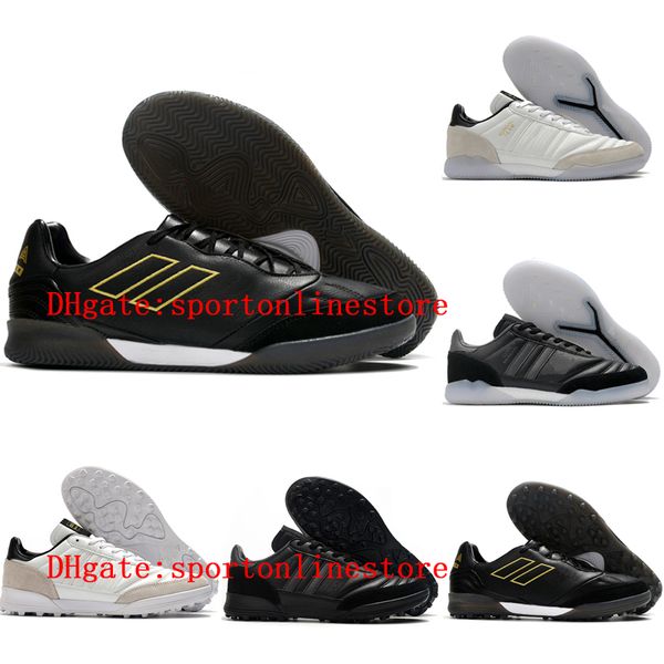 

2021 new arrival mens soccer boots copa mundial tr football cleats indoor shoes tacos de futbol mundial 21 world cup leather, Black