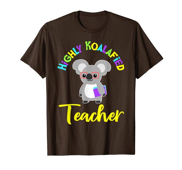 

highly koalafied back to school teacher gifts last day of t-shirt, White;black